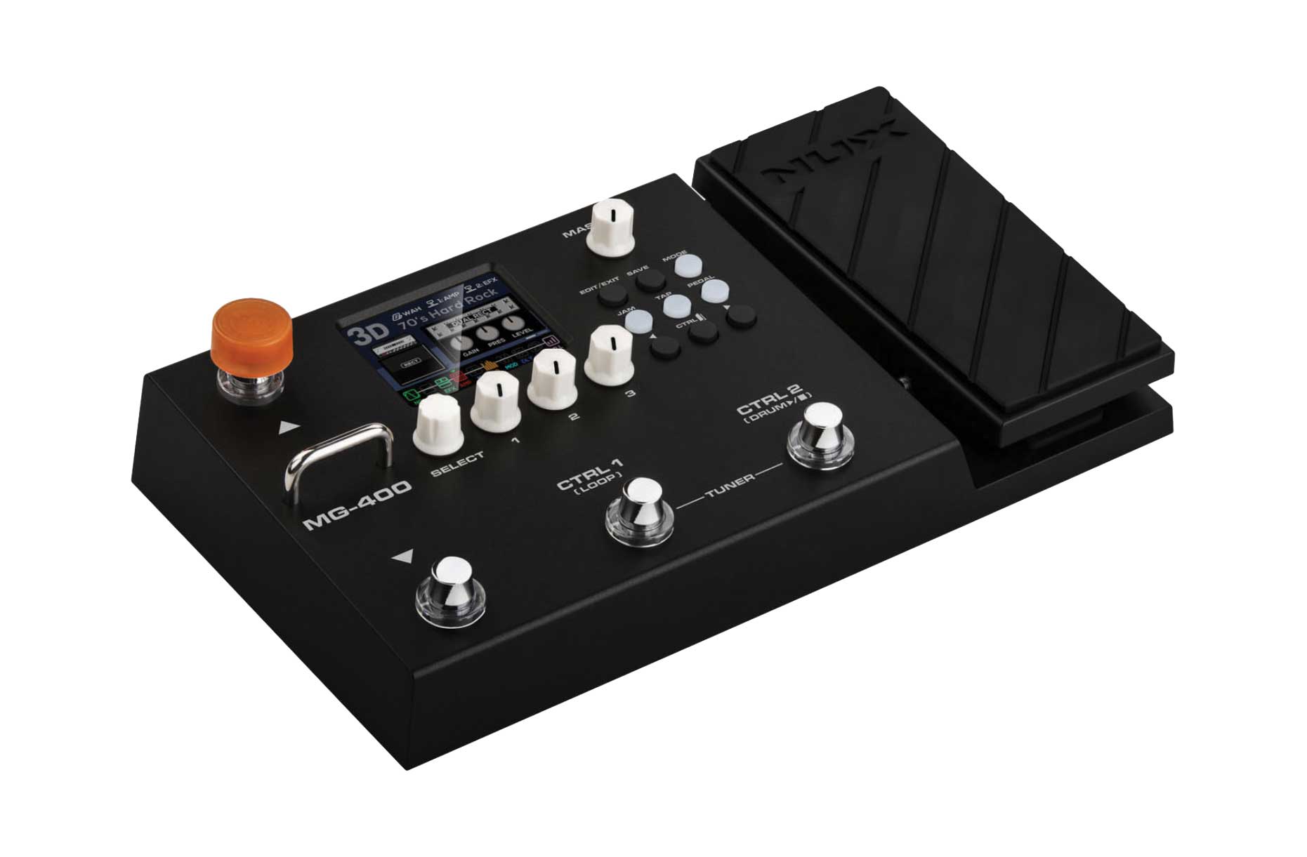 NUX MG-400 Guitar Amp Modeller and Multi Effects Processor Pedal