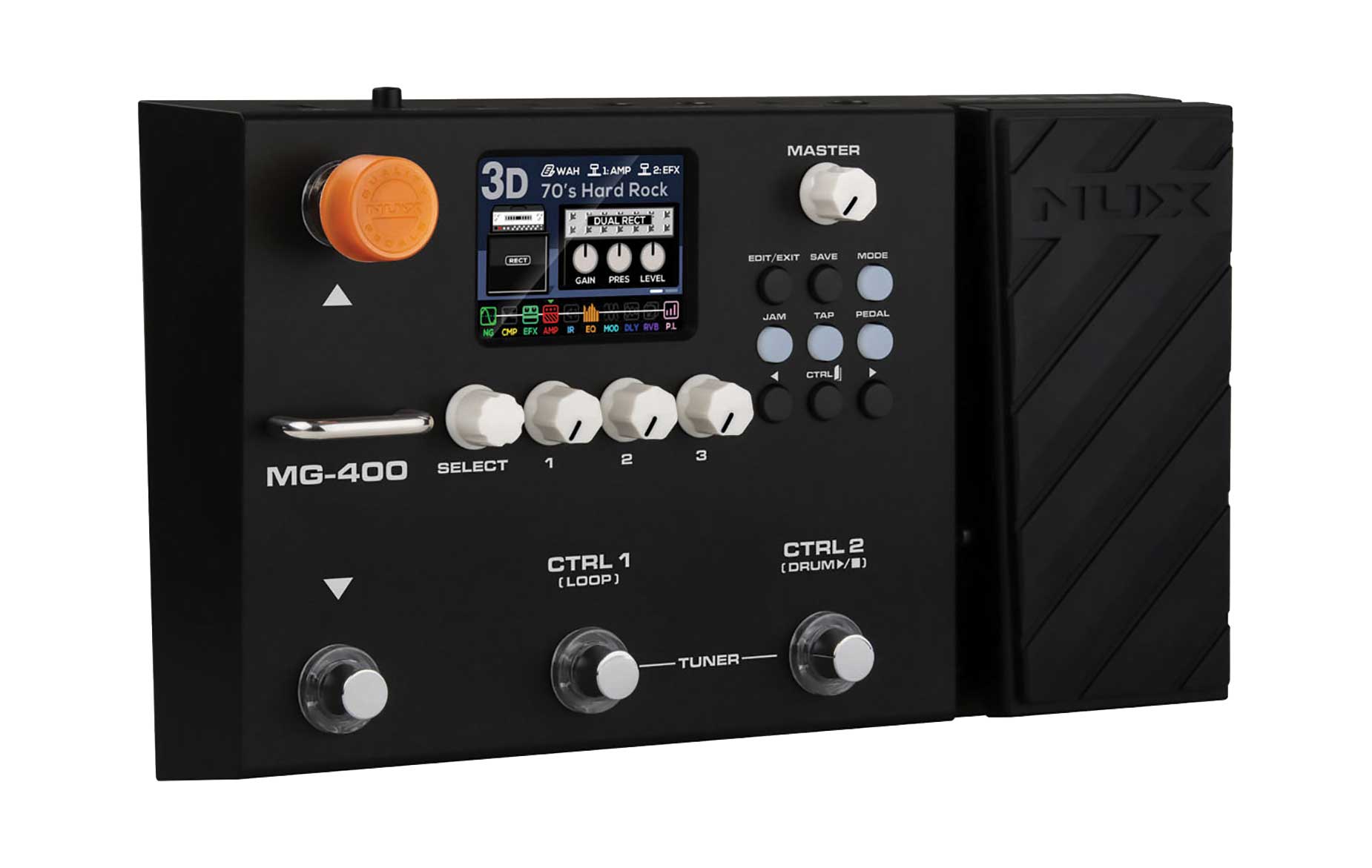 NUX MG400 Guitar MultiFX Pedal guitarguitar