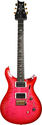PRS Wood Library guitarguitar Exclusive Run Custom 24/08 Flame Maple Neck Bonnie Pink Cherry Burst #0350992