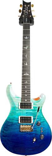 PRS Wood Library guitarguitar Exclusive Run Custom 24/08 Flame Maple Neck Blue Fade #0350162