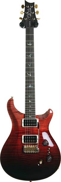 PRS Wood Library guitarguitar Exclusive Run Custom 24-08 Flame Maple Neck Red to Grey Black Fade 10 Top #0350159