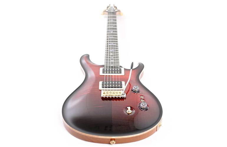 PRS Wood Library guitarguitar Exclusive Run Custom 24-08 Flame Maple Neck Red to Grey Black Fade #0350993 PRS Wood Library guitarguitar Exclusive Run Custom 24-08 Flame Maple Neck Red to Grey Black Fade #0350993
