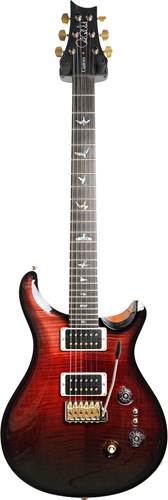 PRS Wood Library guitarguitar Exclusive Run Custom 24-08 Flame Maple Neck Red to Grey Black Fade #0350993