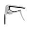 Dunlop Trigger Fly Capo Satin Chrome Front View