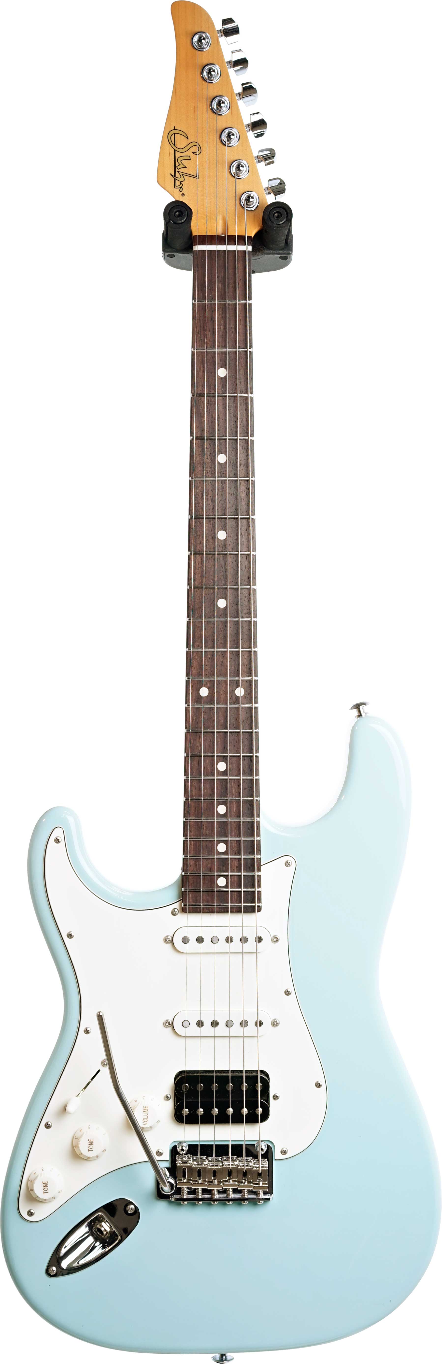 Suhr Classic S Antique Sonic Blue HSS Rosewood Fingerboard Left
