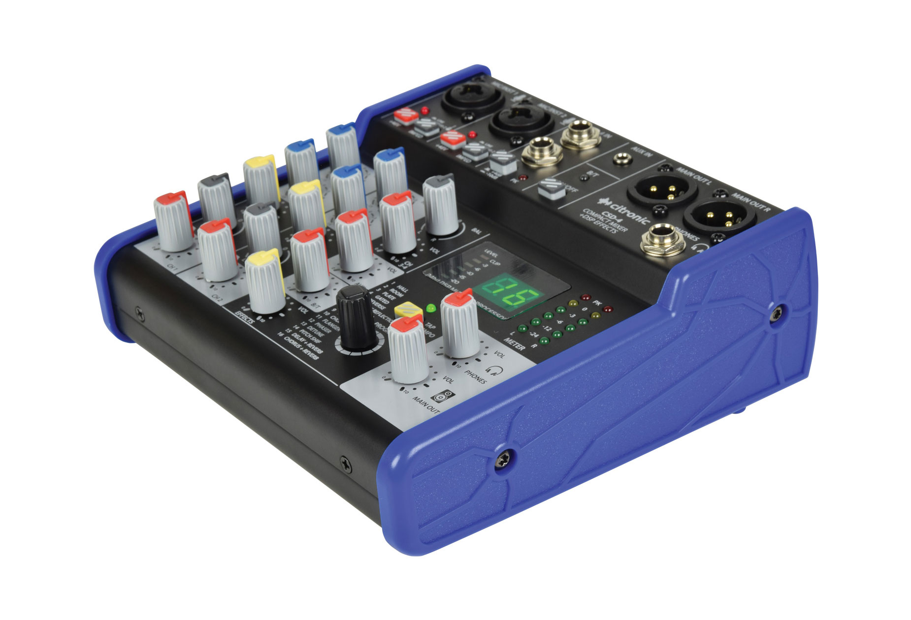 Citronic CSD-4 Compact Mixer with Bluetooth Wireless and DSP Effects	