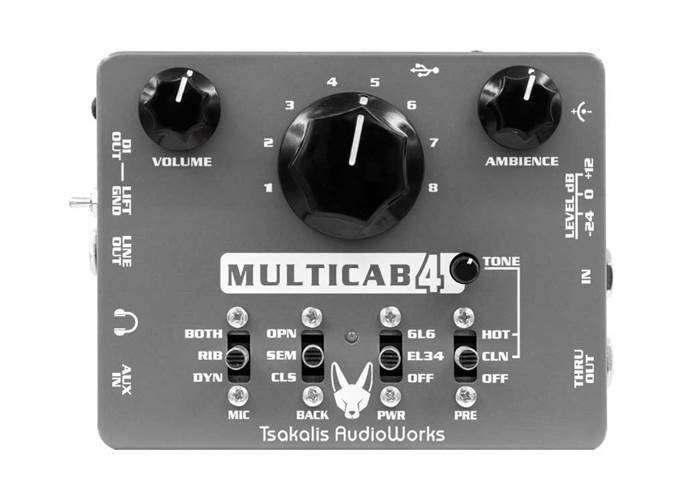 Tsakalis Audioworks MultiCab MK4 Cabinet Simulator/Preamp