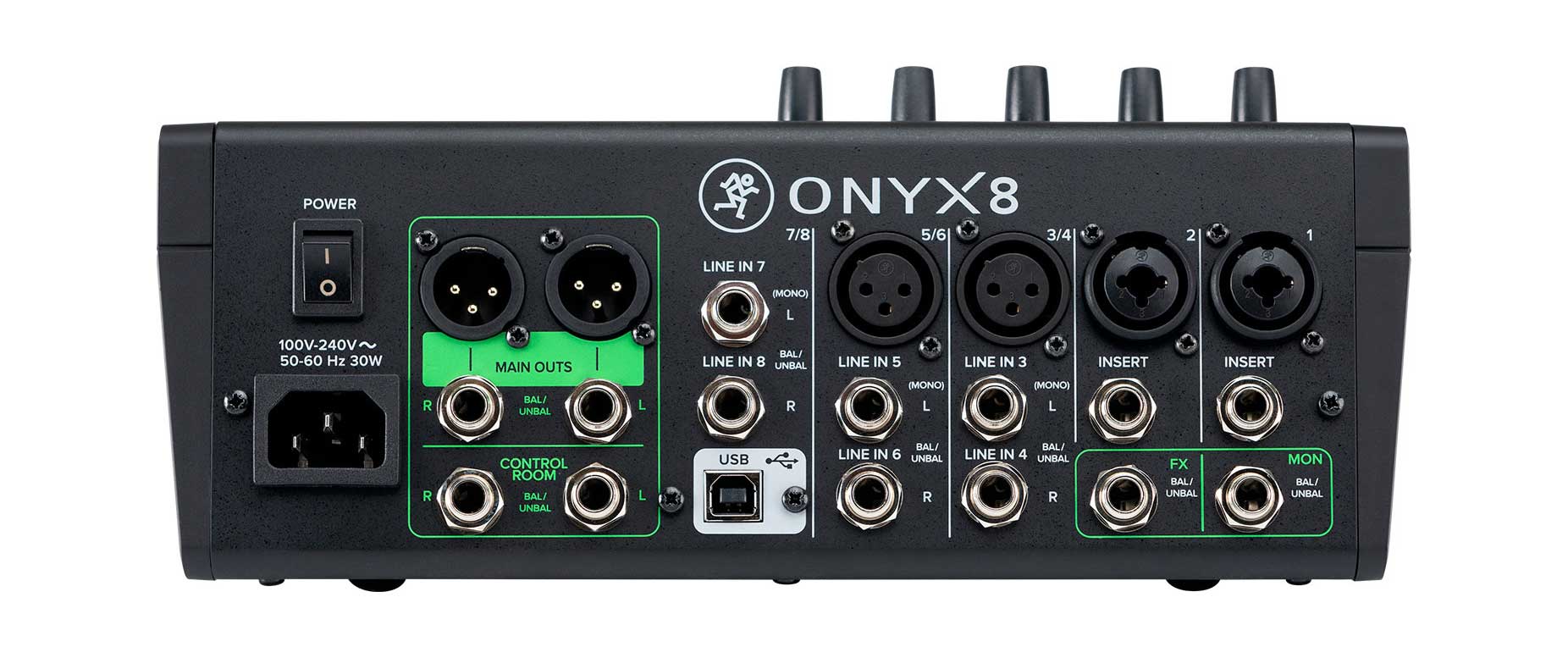 Mackie Onyx8 8-Channel Premium Analog Mixer with Multitrack USB