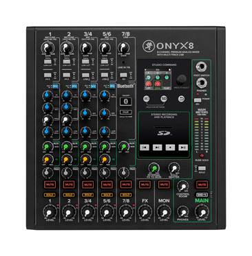 Mackie Onyx8 8-Channel Premium Analog Mixer with Multitrack USB