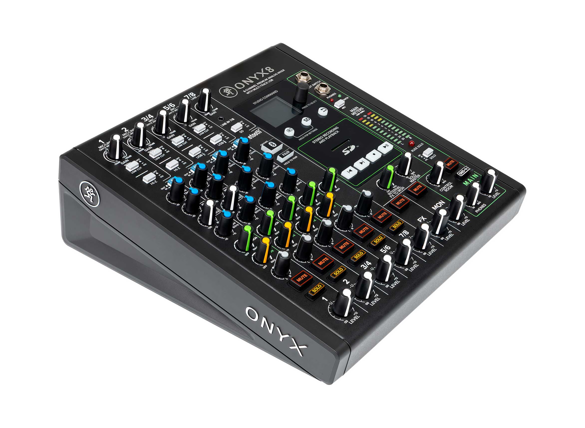 Mackie Onyx8 8-Channel Premium Analog Mixer with Multitrack USB