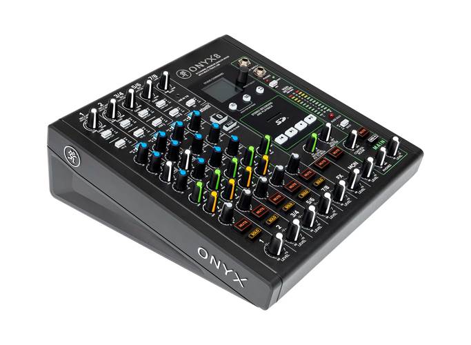 Mackie Onyx8 8-Channel Premium Analog Mixer with Multitrack USB Mackie Onyx8 8-Channel Premium Analog Mixer with Multitrack USB
