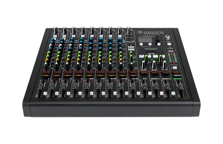 Mackie Onyx12 12-Channel Premium Analog Mixer with Multitrack USB Mackie Onyx12 12-Channel Premium Analog Mixer with Multitrack USB