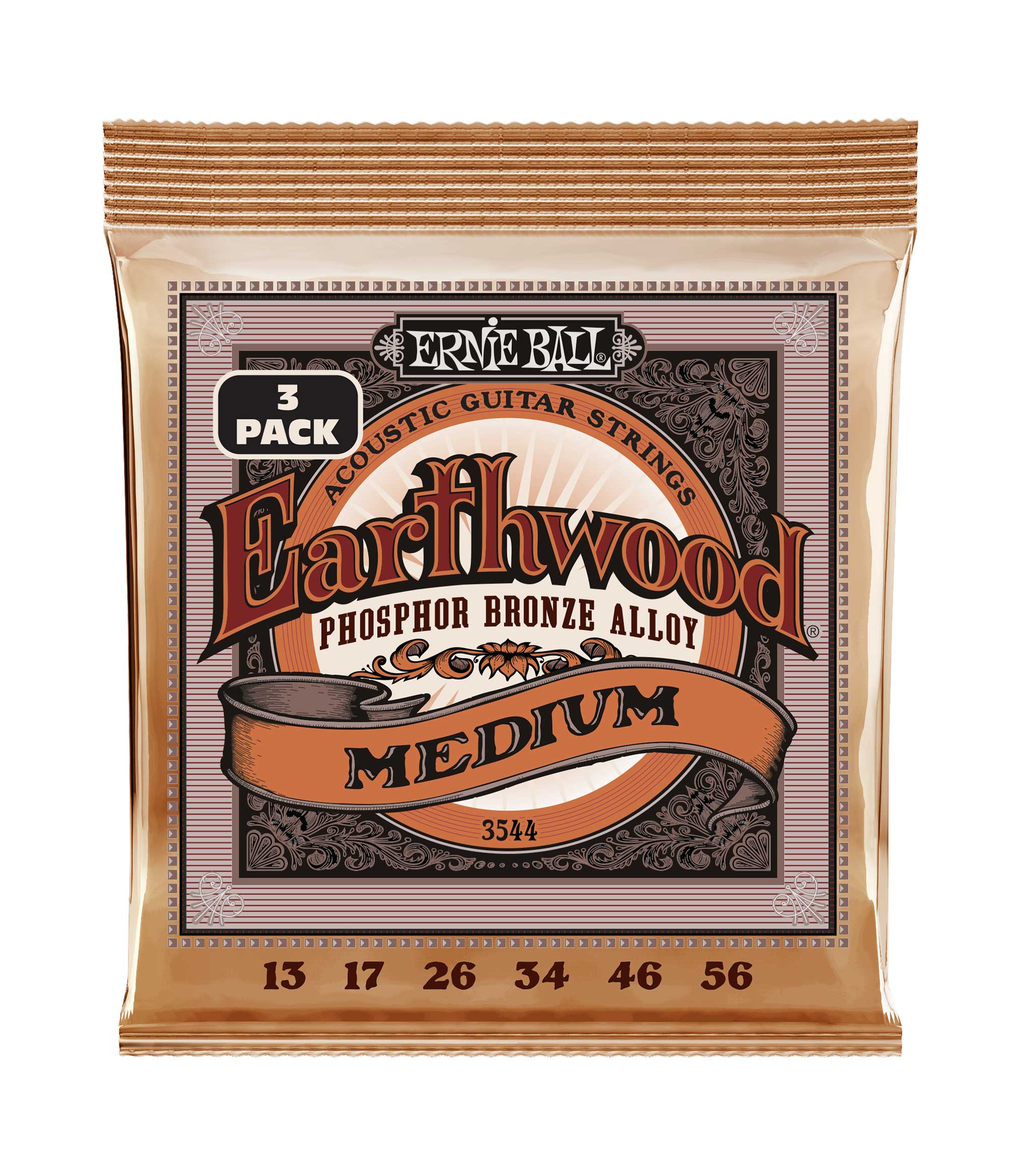 Ernie Ball Earthwood Phosphor Bronze Acoustic Guitar Strings