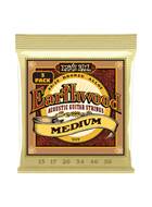 Ernie Ball Earthwood Medium 80/20 Bronze Acoustic Guitar Strings 13-56 (3 Set Pack)