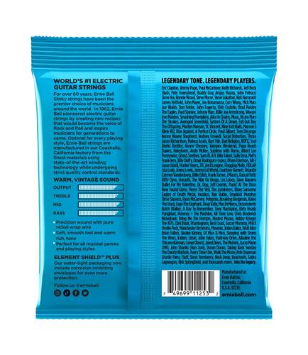 Ernie Ball Extra Slinky Classic Rock N Roll Pure Nickel Wrap Electric Guitar Strings 8-38 (3 Set Pack) Ernie Ball Extra Slinky Classic Rock N Roll Pure Nickel Wrap Electric Guitar Strings 8-38 (3 Set Pack)
