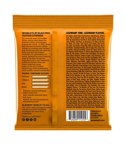 Ernie Ball Hybrid Slinky Classic Rock N Roll Pure Nickel Wrap Electric Guitar Strings 9-46 (3 Set Pack) Ernie Ball Hybrid Slinky Classic Rock N Roll Pure Nickel Wrap Electric Guitar Strings 9-46 (3 Set Pack)