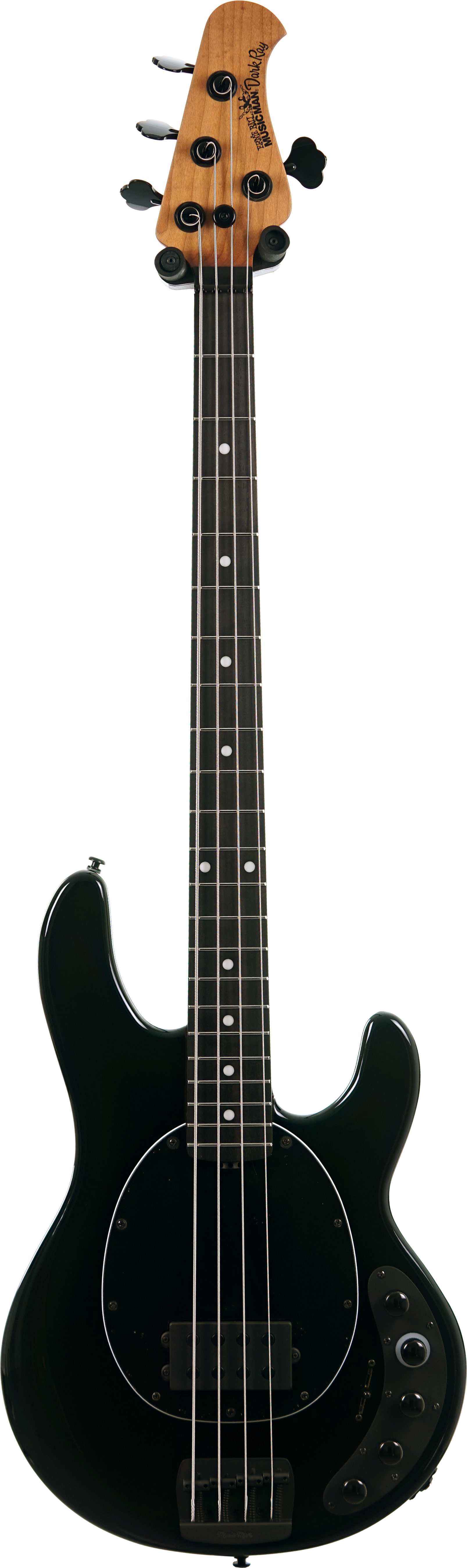 Music Man DarkRay 4 Obisidian Black Ebony Fingerboard #S13624