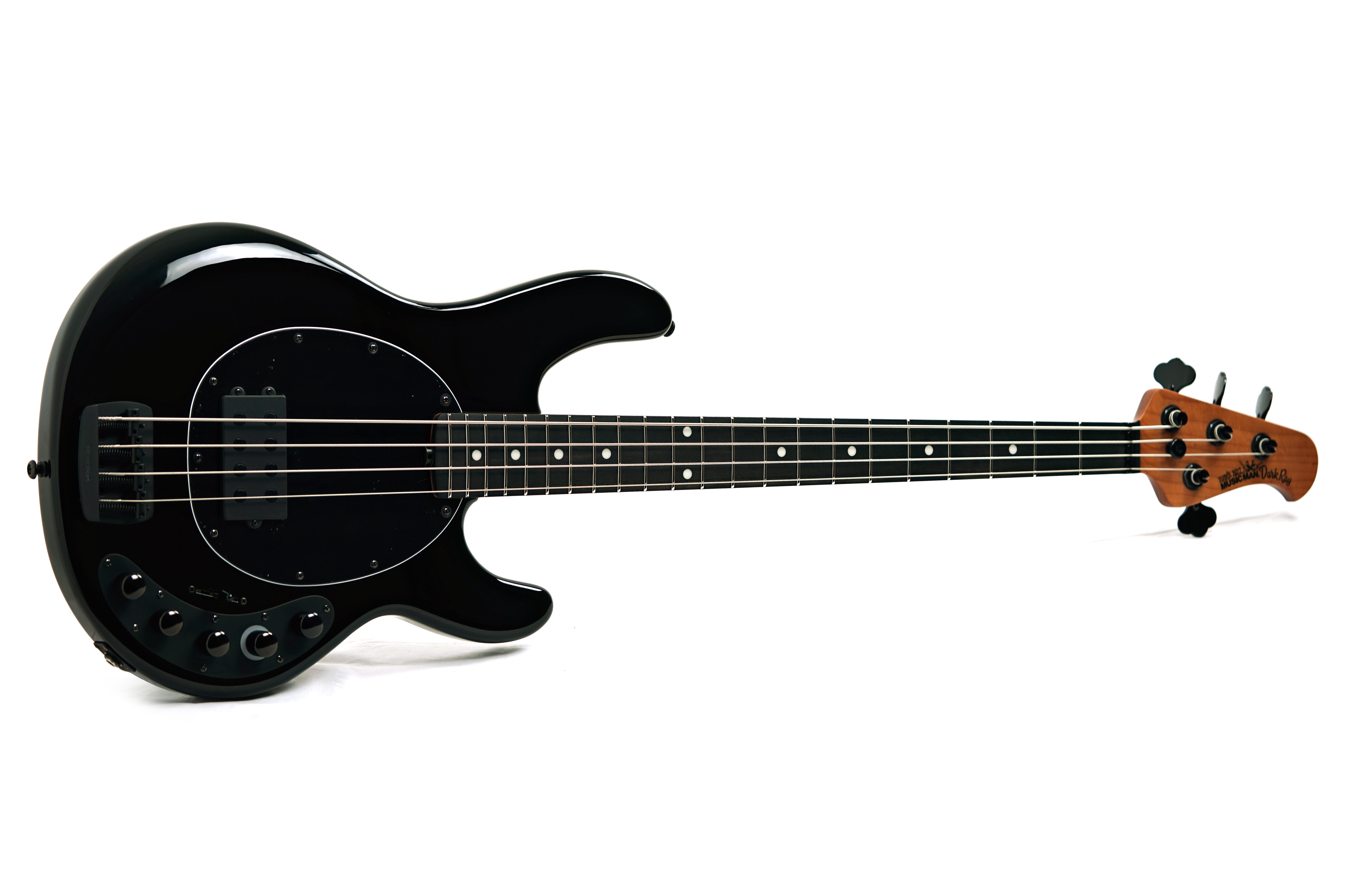 Music Man DarkRay 4 Obisidian Black Ebony Fingerboard #S13624