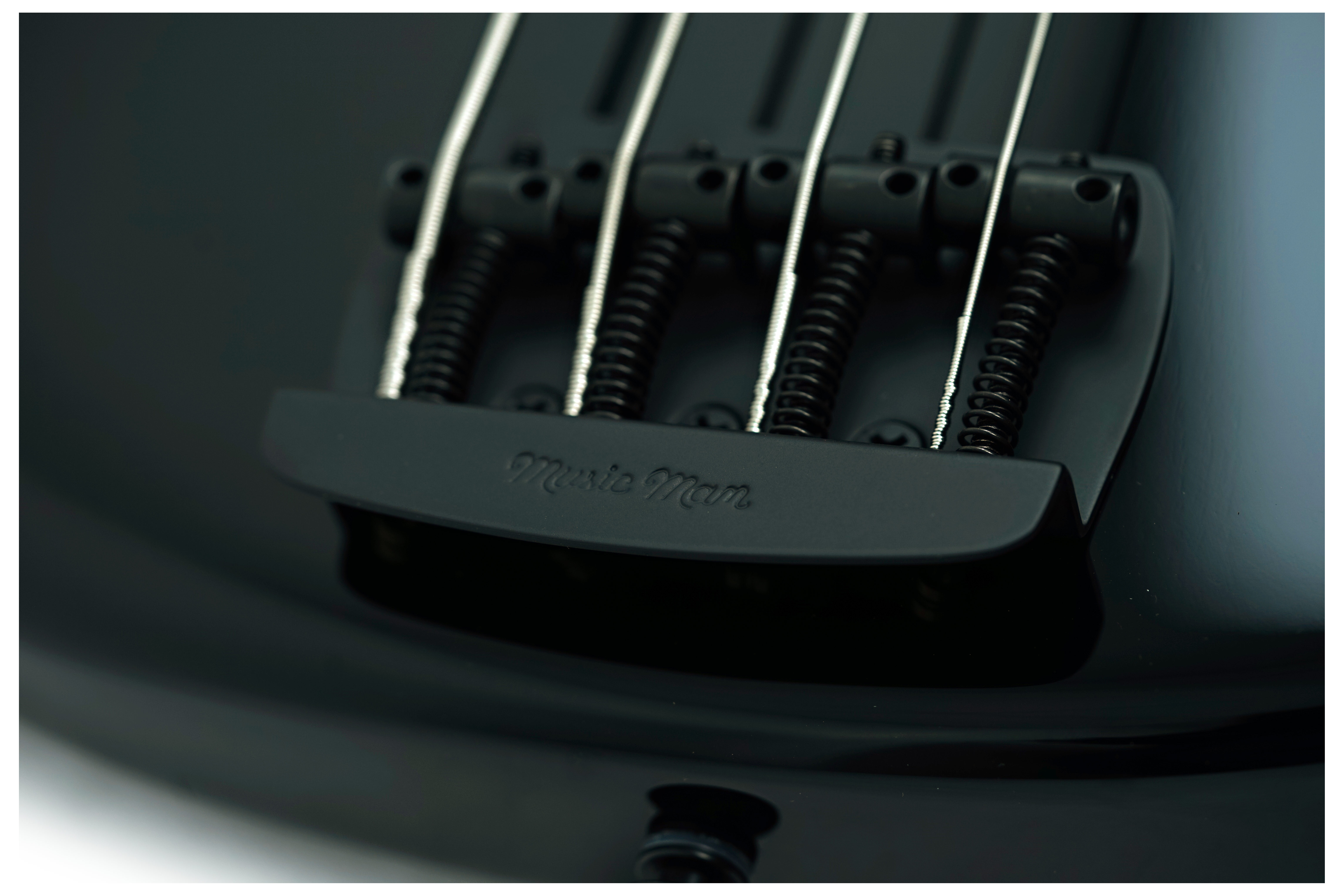 Music Man DarkRay 4 Obisidian Black Ebony Fingerboard #S13624