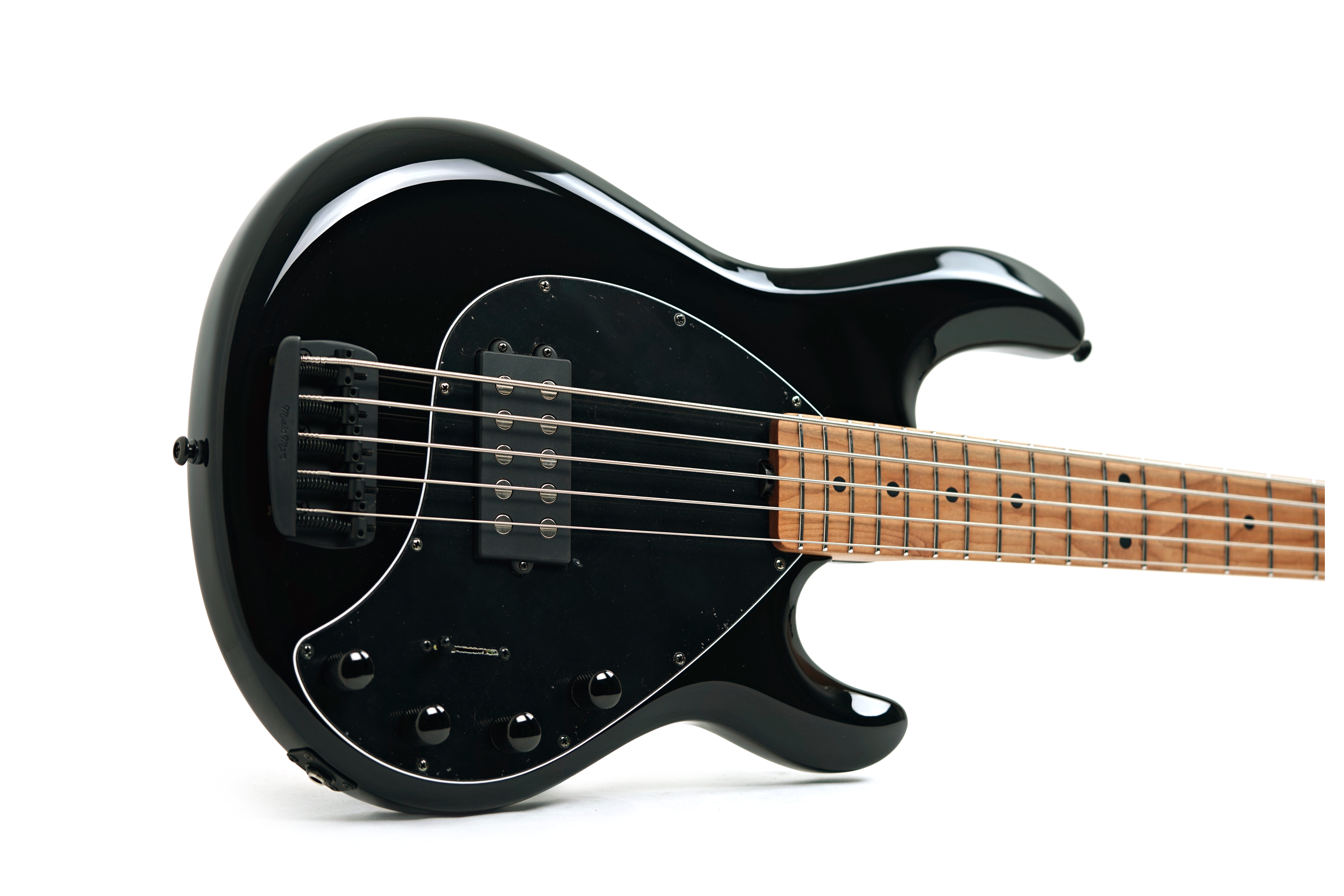 Music Man Stingray Special 5 Black Maple Fingerboard #K07076