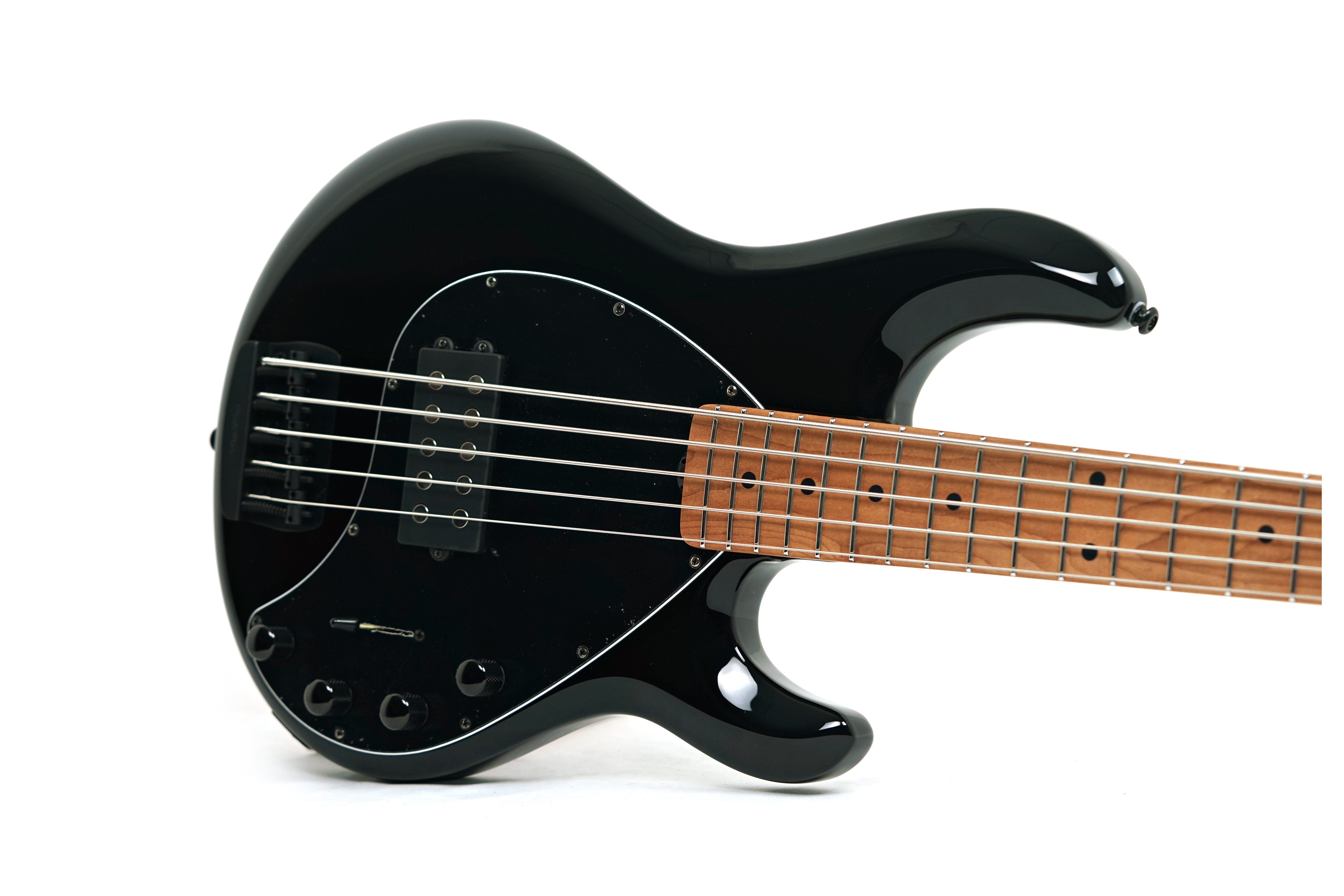 Music Man Stingray Special 5 Black Maple Fingerboard #K07076