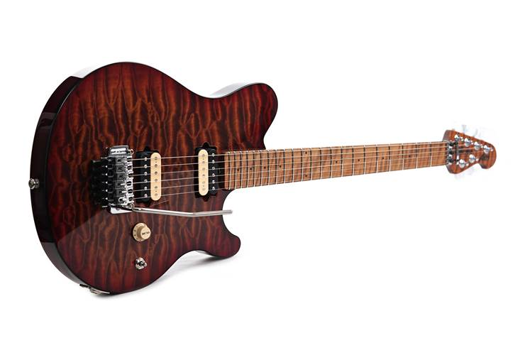 Music Man Axis Roasted Amber Quilt Maple Fingerboard #H08562 Music Man Axis Roasted Amber Quilt Maple Fingerboard #H08562