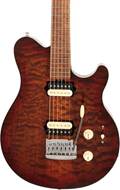 Music Man Axis Super Sport HH Trem Roasted Amber Quilt Maple Fingerboard