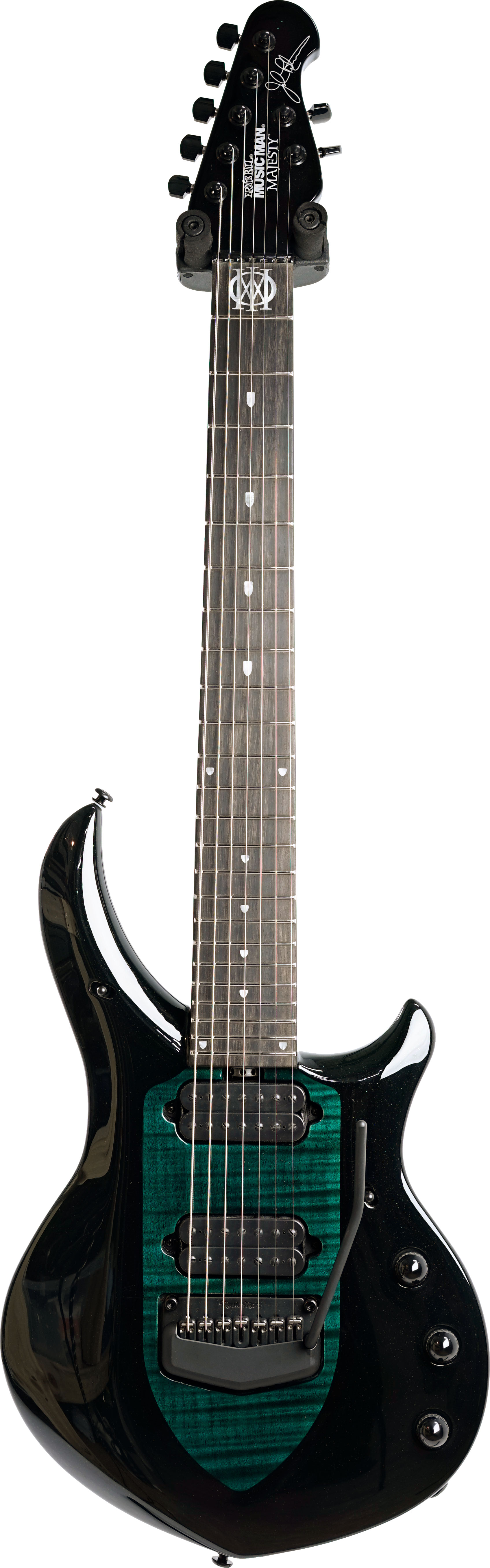 Music Man Majesty 7 Emerald Sky Ebony Fingerboard #M017205