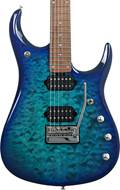 Music Man JP15 Cerulean Paradise Quilt Maple Fingerboard #H08438