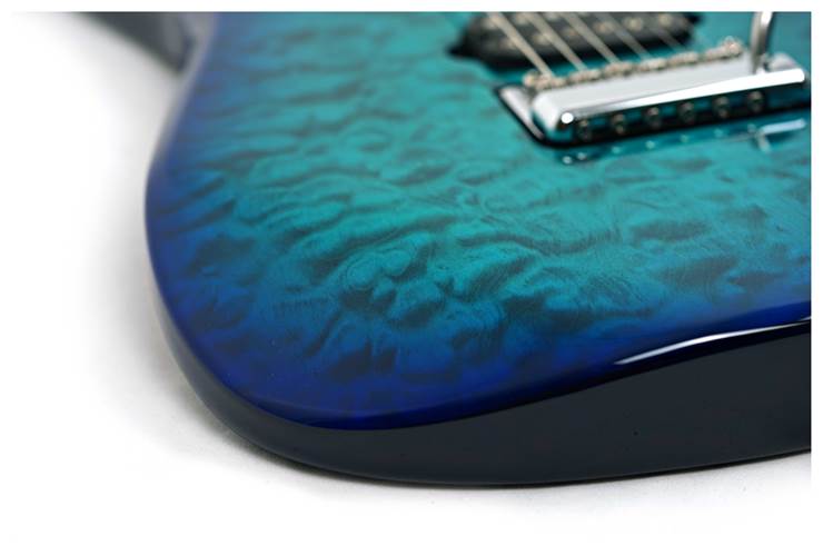 Music Man JP15 Cerulean Paradise Quilt Maple Fingerboard #H08438 Music Man JP15 Cerulean Paradise Quilt Maple Fingerboard #H08438