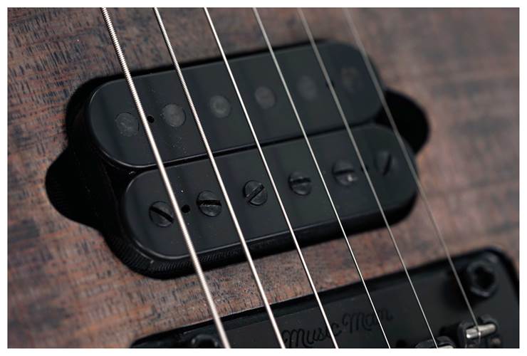 Music Man JP15 Trans Black Flame Maple Fingerboard #H09807 Music Man JP15 Trans Black Flame Maple Fingerboard #H09807