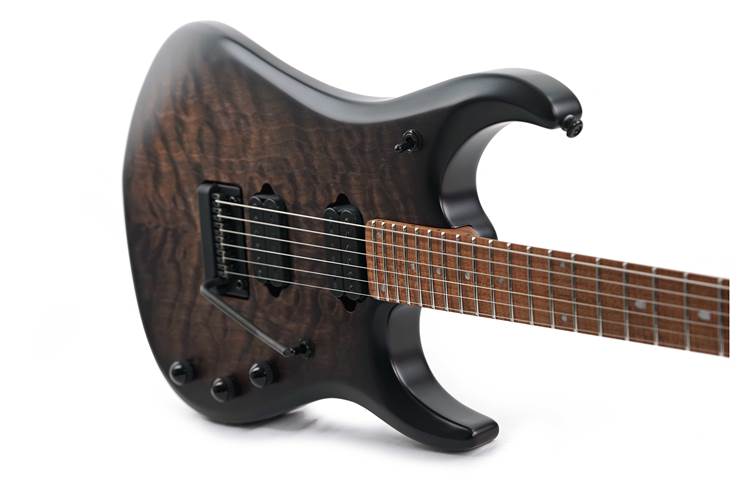 Music Man JP15 Trans Black Quilt Maple Fingerboard #H06308 Music Man JP15 Trans Black Quilt Maple Fingerboard #H06308