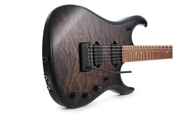 Music Man JP15 Trans Black Quilt Maple Fingerboard #H06308 Music Man JP15 Trans Black Quilt Maple Fingerboard #H06308