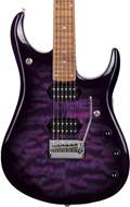 Music Man JP15 Purple Nebula Quilt Maple Fingerboard