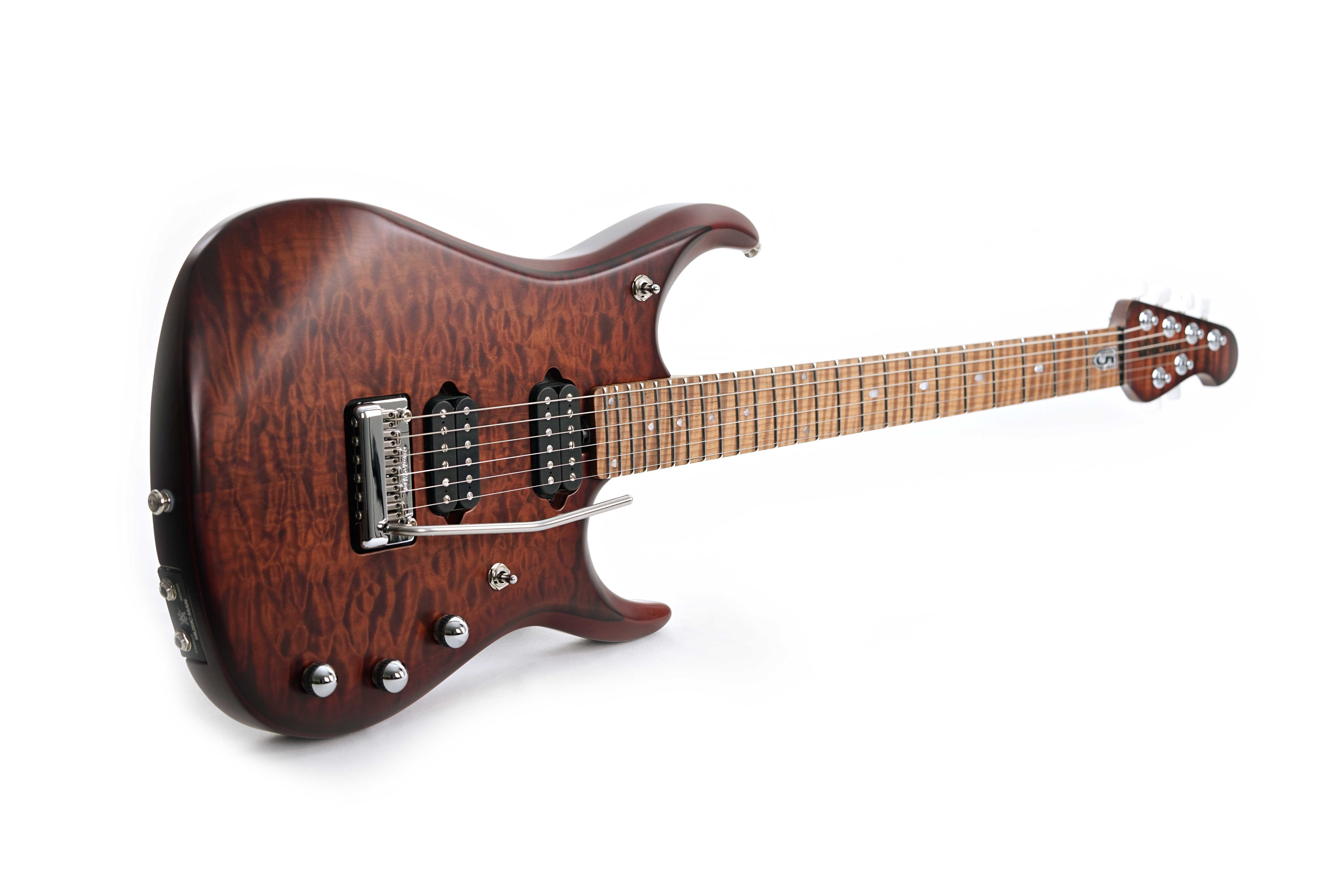 Music Man JP15 Sahara Burst Quilt Maple Fingerboard #H05791