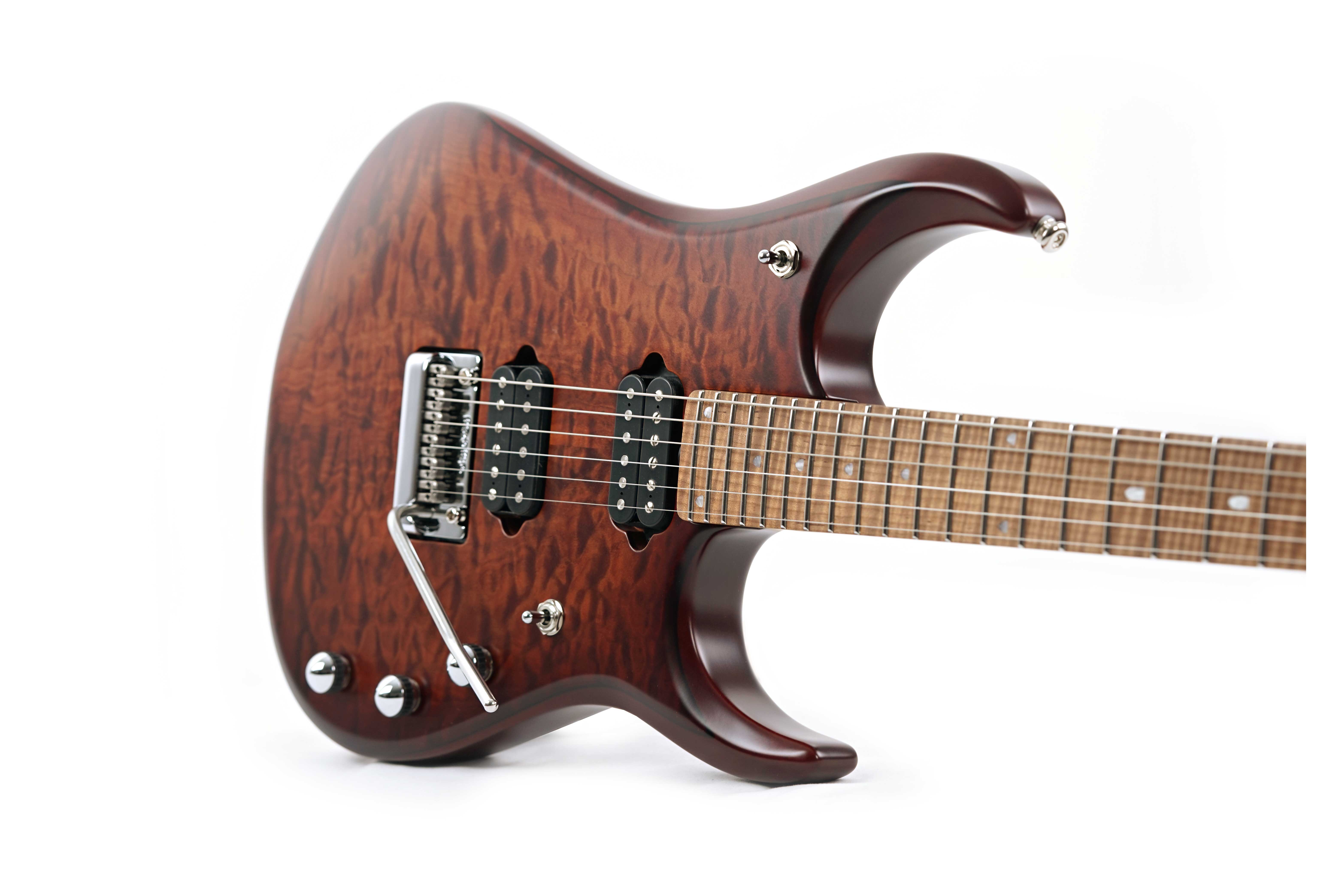 Music Man JP15 Sahara Burst Quilt Maple Fingerboard #H05791