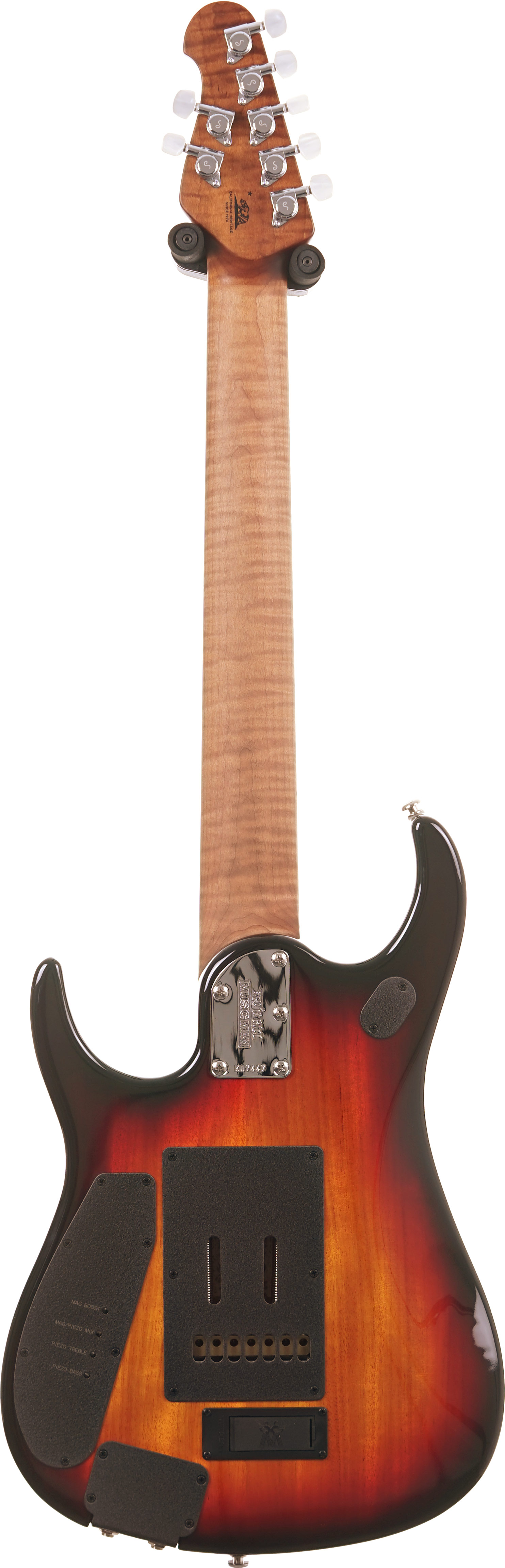 Music Man JP15 7 String Tiger Eye Quilt Maple Fingerboard #K07447