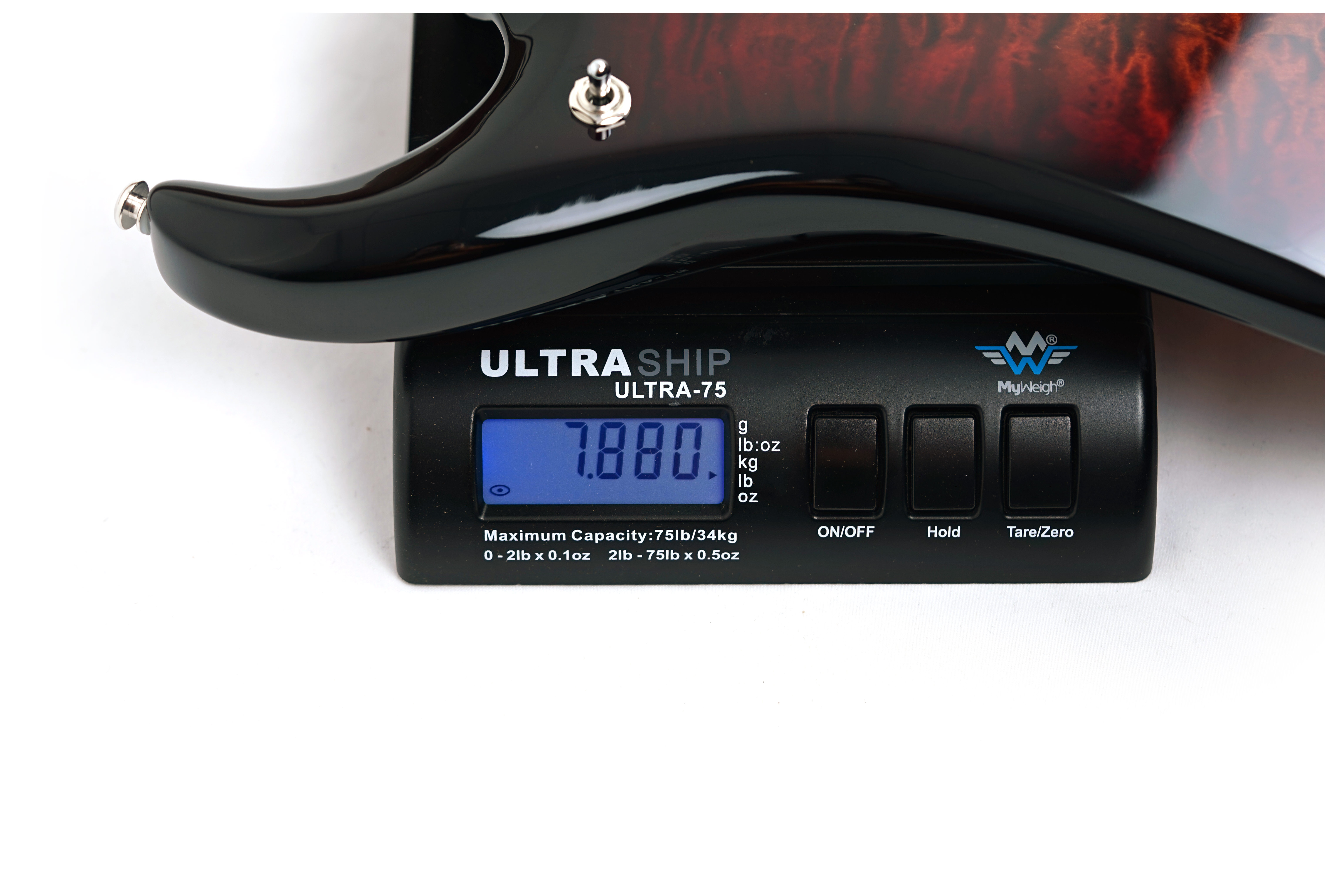 Music Man JP15 7 String Tiger Eye Quilt Maple Fingerboard #K07447