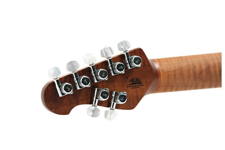Music Man JP15 7 String Tiger Eye Quilt Maple Fingerboard #K07447 Music Man JP15 7 String Tiger Eye Quilt Maple Fingerboard #K07447
