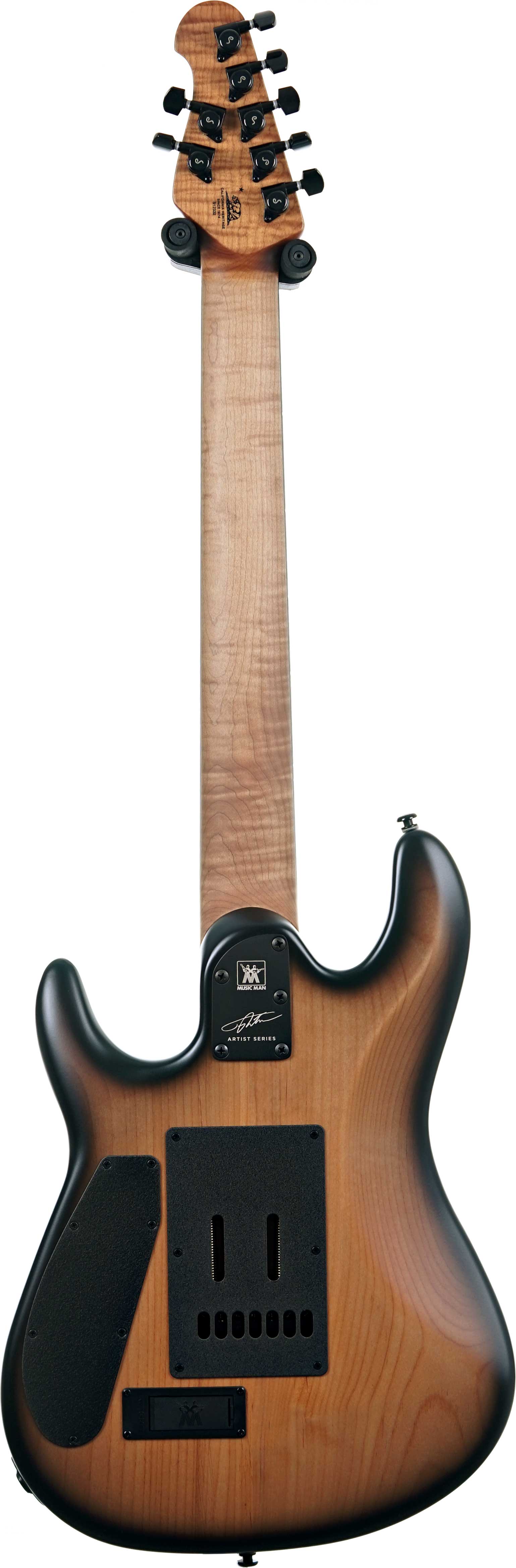 Music Man Cutlass HH Trem 7 Jason Richardson Burl Ebony Fingerboard #S12332