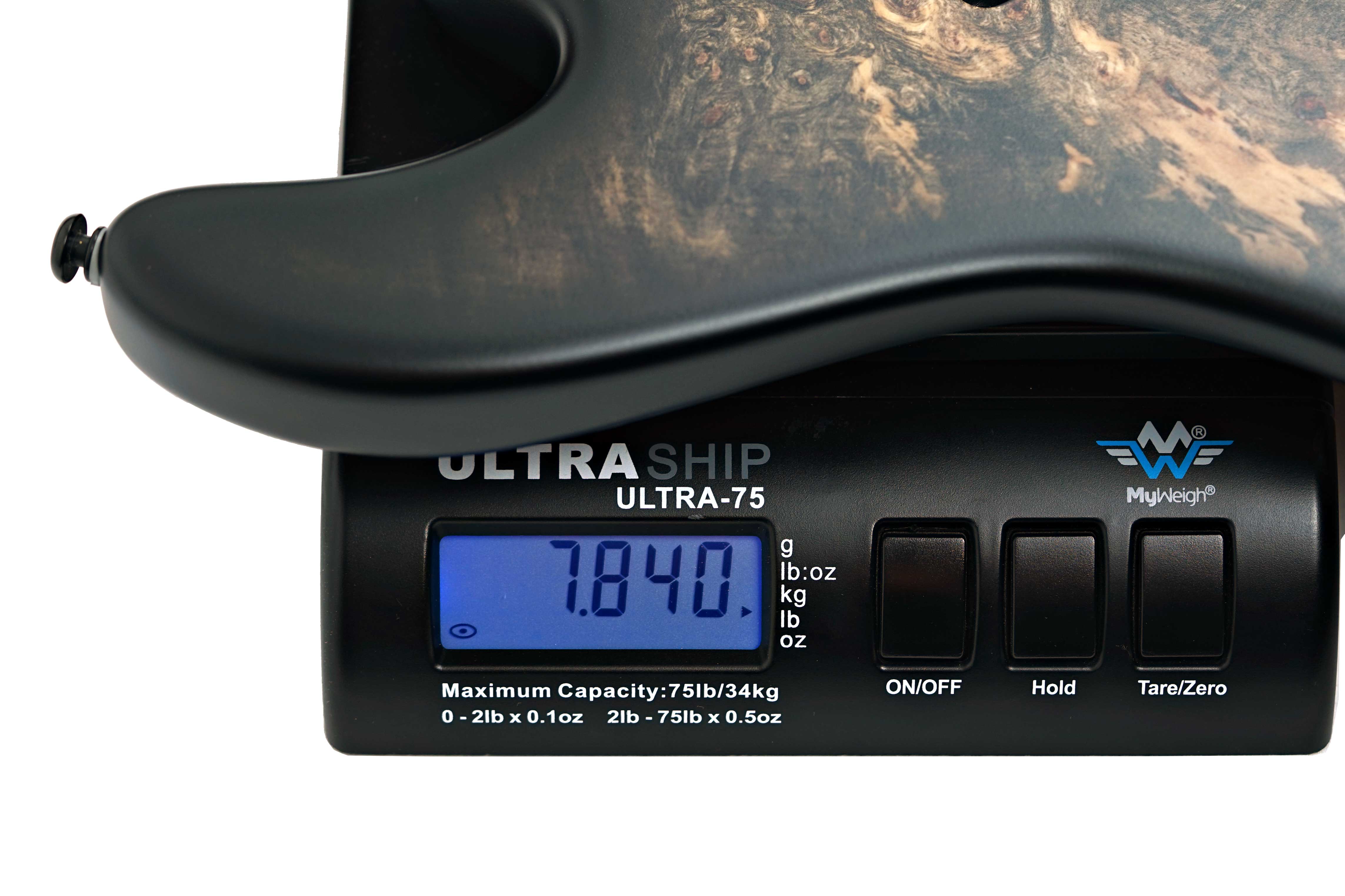 Music Man Cutlass HH Trem 7 Jason Richardson Burl Ebony Fingerboard #S12332