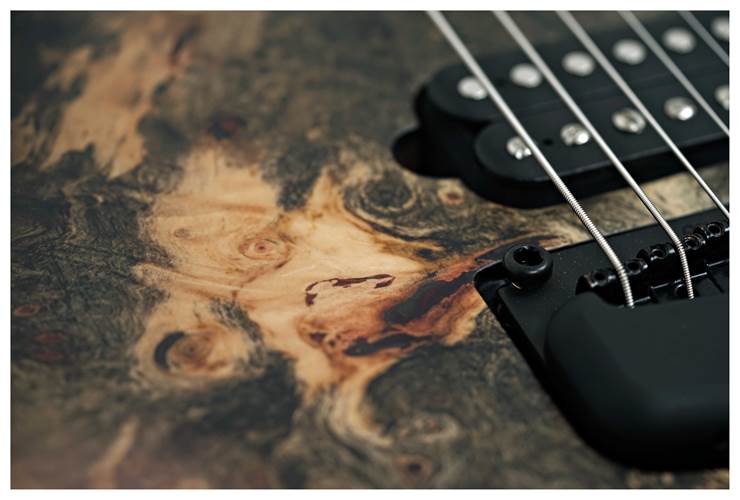 Music Man Cutlass HH Trem 7 Jason Richardson Burl Ebony Fingerboard #S12332 Music Man Cutlass HH Trem 7 Jason Richardson Burl Ebony Fingerboard #S12332
