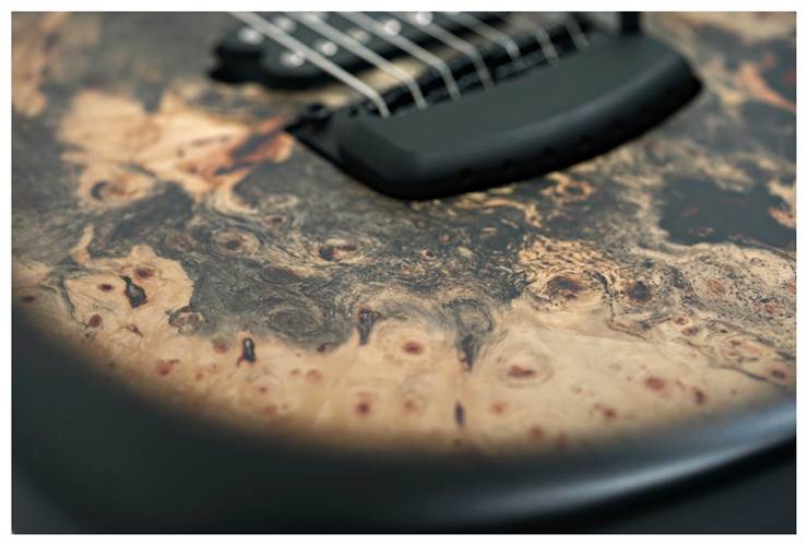 Music Man Cutlass HH Trem 7 Jason Richardson Burl Ebony Fingerboard #S12332 Music Man Cutlass HH Trem 7 Jason Richardson Burl Ebony Fingerboard #S12332