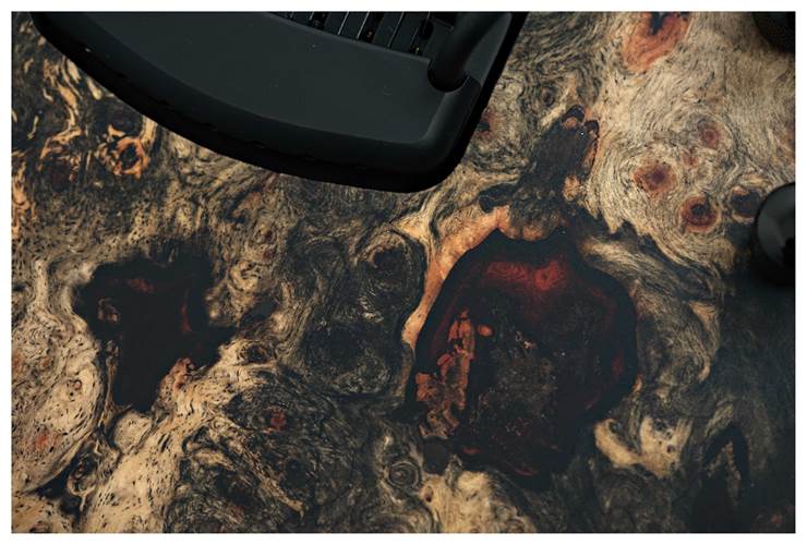 Music Man Cutlass HH Trem 7 Jason Richardson Burl Ebony Fingerboard #S12332 Music Man Cutlass HH Trem 7 Jason Richardson Burl Ebony Fingerboard #S12332