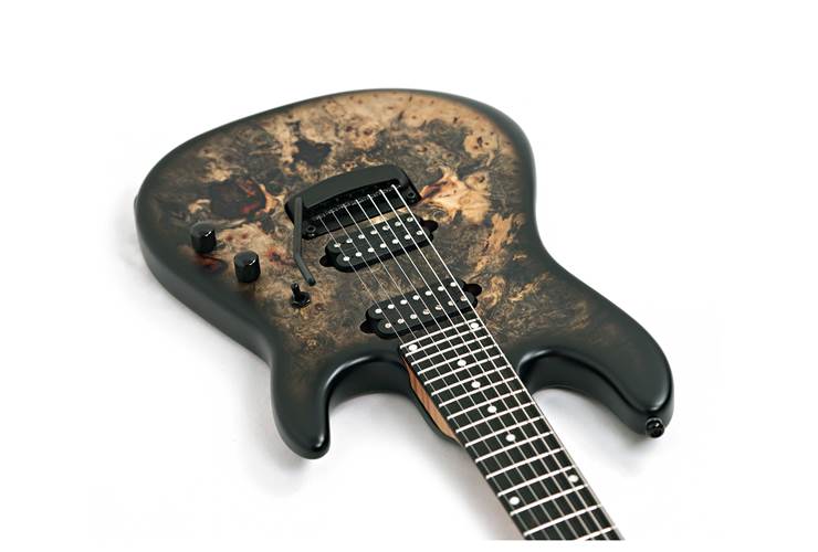 Music Man Cutlass HH Trem 7 Jason Richardson Burl Ebony Fingerboard #S12332 Music Man Cutlass HH Trem 7 Jason Richardson Burl Ebony Fingerboard #S12332