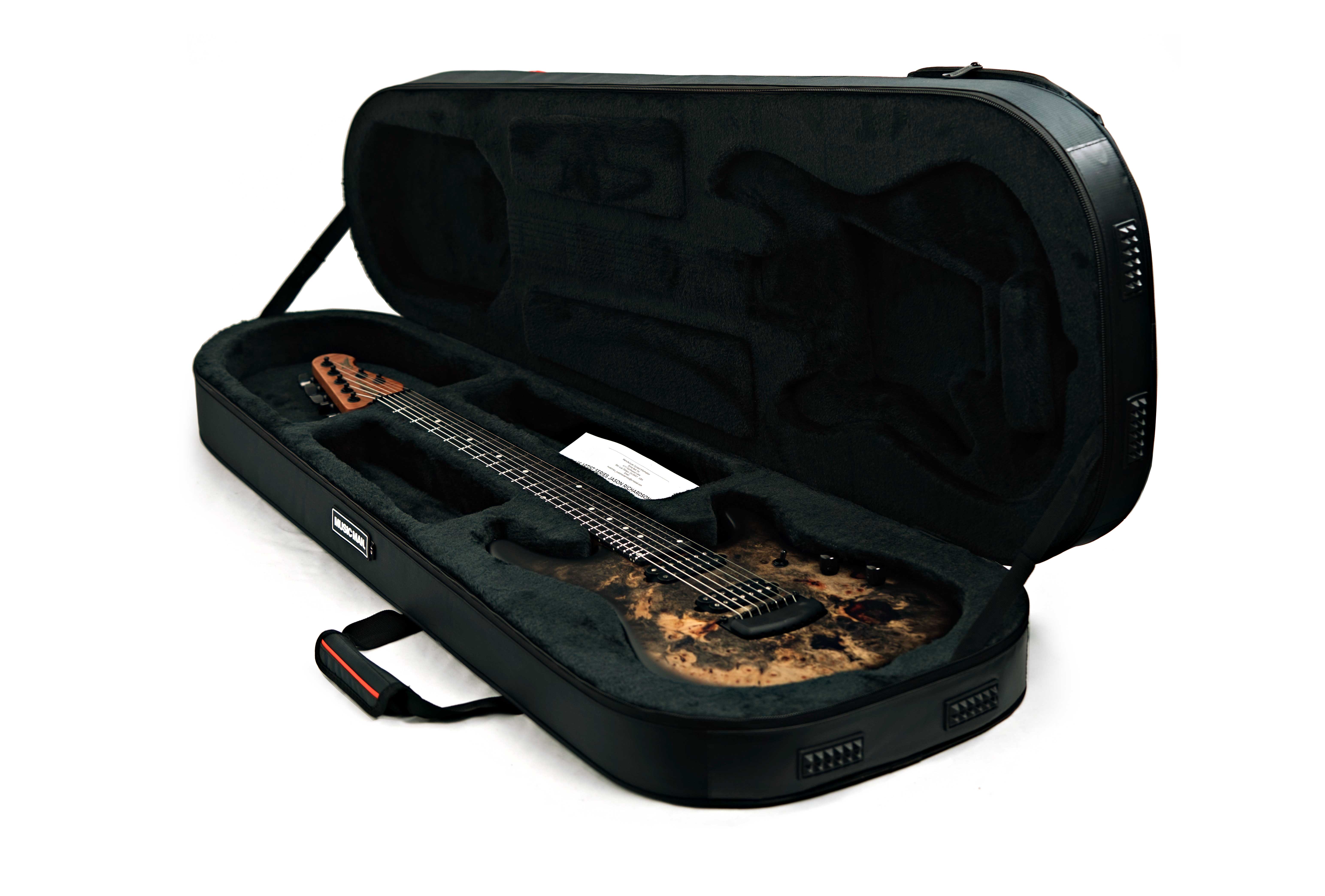 Music Man Cutlass HH Trem 7 Jason Richardson Burl Ebony Fingerboard #S12332