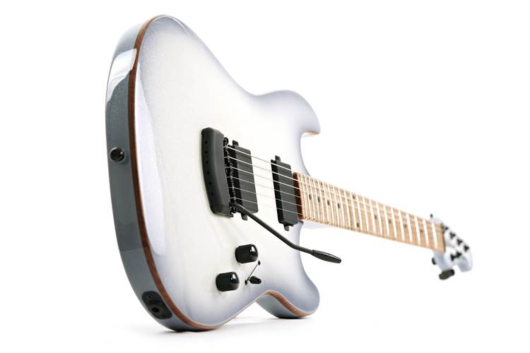 Music Man Sabre HT Snowy Night Roasted Flame Maple Fingerboard (Ex-Demo) #H02662 Music Man Sabre HT Snowy Night Roasted Flame Maple Fingerboard (Ex-Demo) #H02662