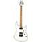 Music Man Sabre HT Snowy Night Roasted Flame Maple Fingerboard Front View