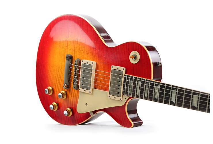 Gibson Custom Shop 59 Les Paul Standard Made 2 Measure Wide Tomato Burst Murphy Lab Heavy Aged #04319 Gibson Custom Shop 59 Les Paul Standard Made 2 Measure Wide Tomato Burst Murphy Lab Heavy Aged #04319