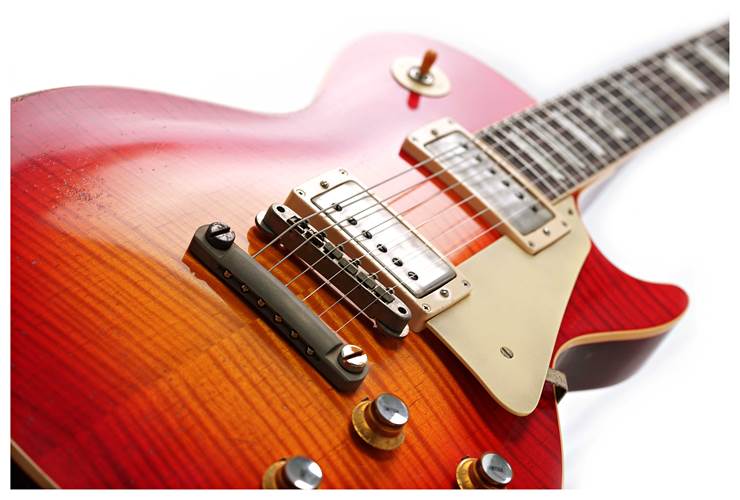 Gibson Custom Shop 59 Les Paul Standard Made 2 Measure Wide Tomato Burst Murphy Lab Heavy Aged #04319 Gibson Custom Shop 59 Les Paul Standard Made 2 Measure Wide Tomato Burst Murphy Lab Heavy Aged #04319